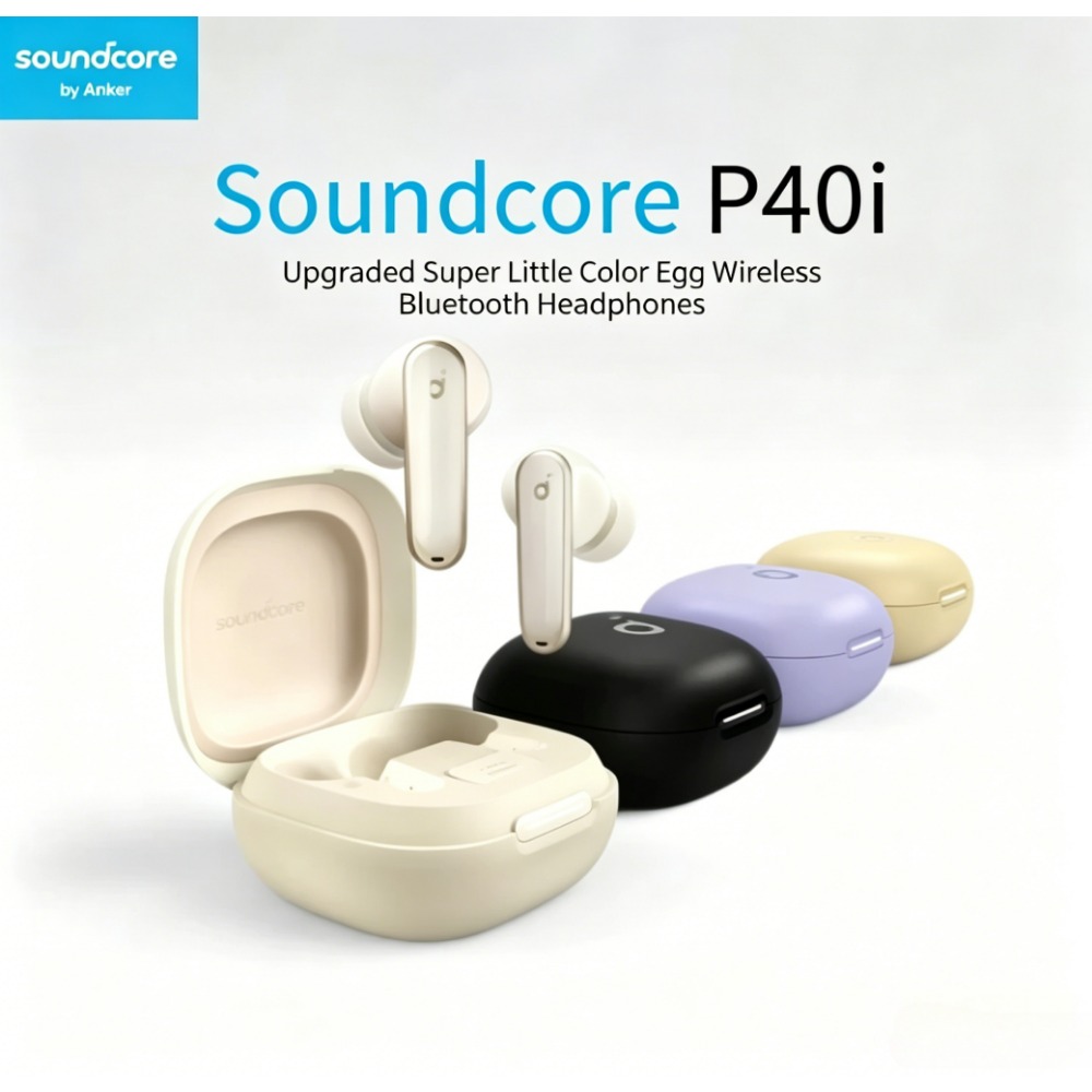 Office Tech Finds - سماعات أذن لاسلكية أنكر ساوندكور P40i